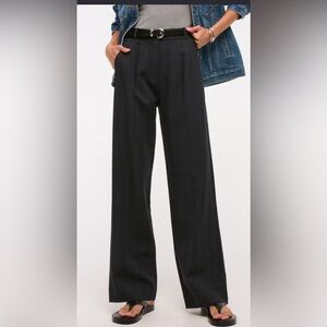 🖤🩶 Abercrombie & Fitch- Sloane tailored Wide Leg Pant size 27 🩶🖤